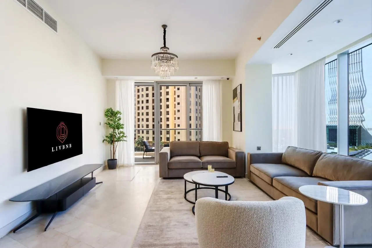 Livbnb Suites - 3Br In Trident, Steps To Beach Dubai Apartamento