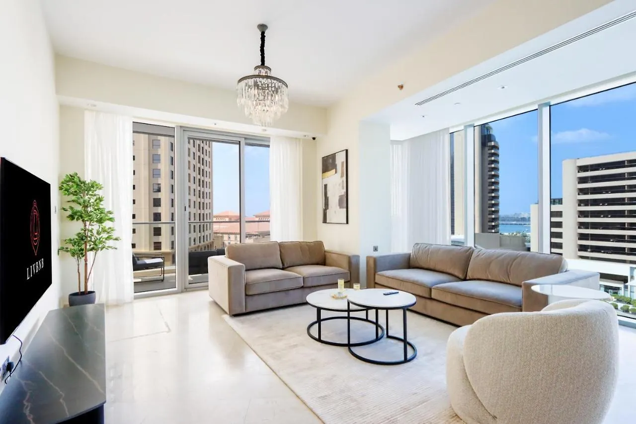 Livbnb Suites - 3Br In Trident, Steps To Beach Dubai Apartamento